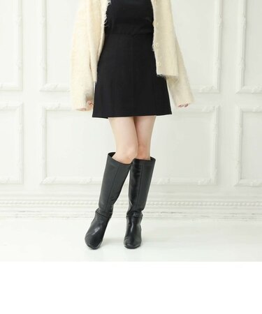 カーブウェスト台形ミニスカート