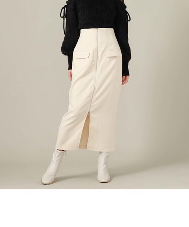 ダブルＺＩＰタイトスカート