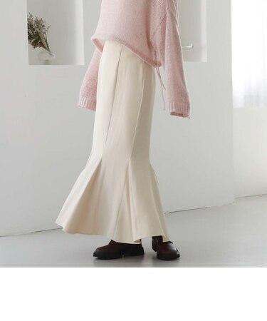 マチ付きマーメイドスカート