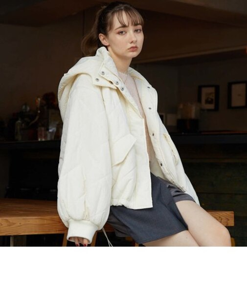 マルチＷＡＹダイヤキルト中綿ブルゾン