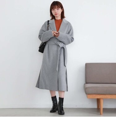 ’ウールロングチェスターコート’