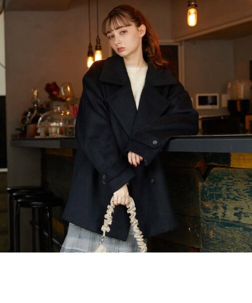 ’２ＷＡＹネックウールミドルコート’