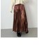 グリッタープリーツロングスカート