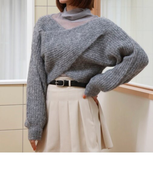 ハイネックラメチュールＴＯＰＳ