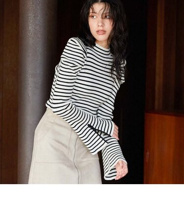 パワショルスリットリブニット