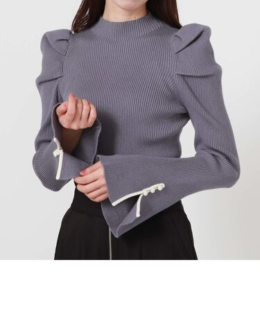 パワショルスリットリブニット