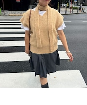 <Ltd.>MIX KNIT VEST