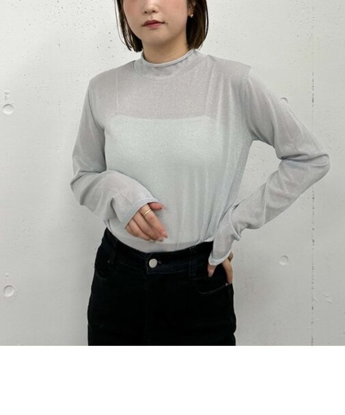 ハイネックラメシアーＴＯＰＳ
