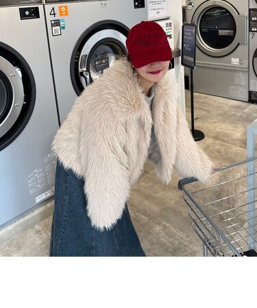 〈Ltd.〉FAKE FUR JACKET