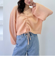 ２ｗａｙドロストネコヤーンメッシュニット