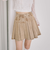 デニムプリーツミニスカート