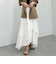 コットンライクアシメティアードスカート