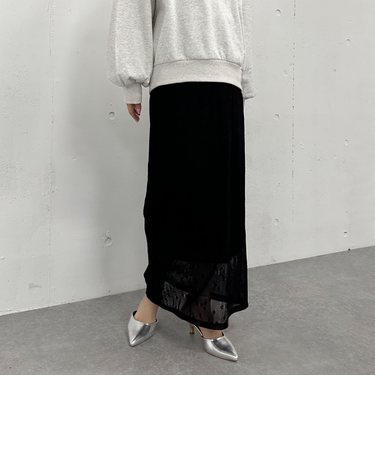 カットレースタイトスカート