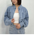 デニムドロストショートシャツ