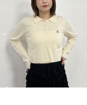 ボーダーアソートコンパクトポロニット