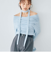 タックドレープオフショルＴＯＰＳ