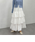 ナイロン段ティアードスカート