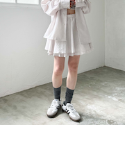 ’【ＳＥＴＵＰ対応】フレアシャツミニスカート