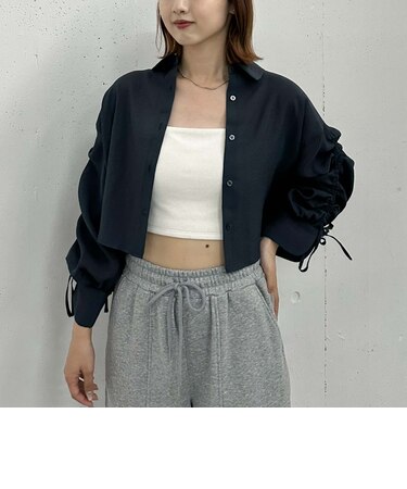 ドロストスリーヴショートシャツ