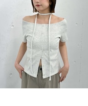 FボタンオフショルリブTOPS