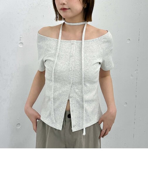 ＦボタンオフショルリブＴＯＰＳ