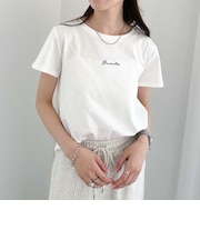ロゴ刺繍チビTee