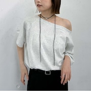 ’アソートボーダーオフショルTEE’