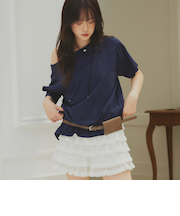 ’アソートボーダーオフショルＴＥＥ’