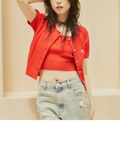 ケーブルニットアンサンブル｜アルシーヴの通販｜&mall（アンドモール