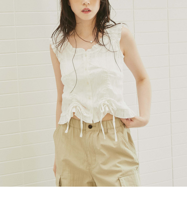 ２ｗａｙコットンドロストブラウス