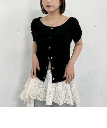 花柄アソートワッフルカットＴＯＰＳ