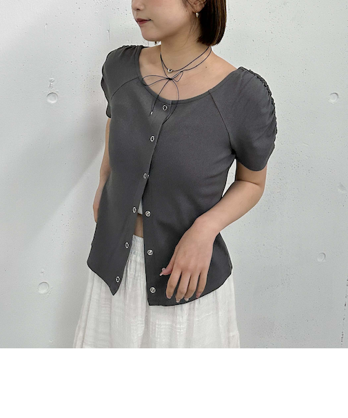 花柄アソートワッフルカットＴＯＰＳ