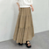 シアーシャーリングティアードスカート
