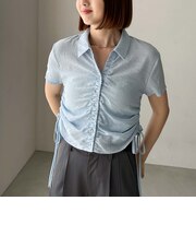 ’ギャザードロストショートシャツ’