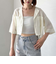 ハーフスリーブ開衿シャツ