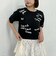 メニ―ロゴ刺繍ニット