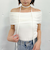 ギャザーオフショルカットＴＯＰＳ