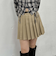 切替プリーツミニスカート