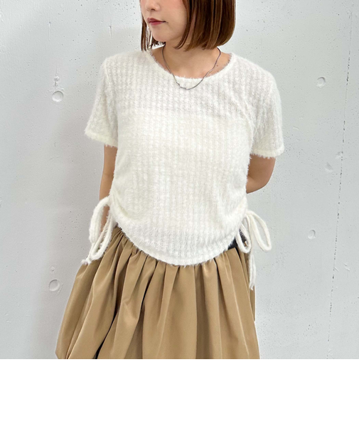 サイドドロストフェザーカットTOPS