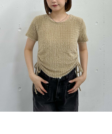 サイドドロストフェザーカットＴＯＰＳ