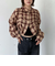チェックショートドロストシャツ
