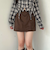 スウェード台形ミニスカート