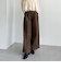 ベルト付タックワイドスラックス