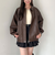 フェイクレザーミドルブルゾン