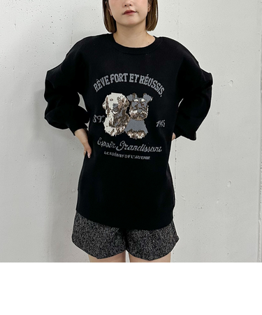 イヌＪＱミドルニットプルオーバー