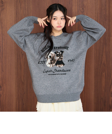 イヌＪＱミドルニットプルオーバー