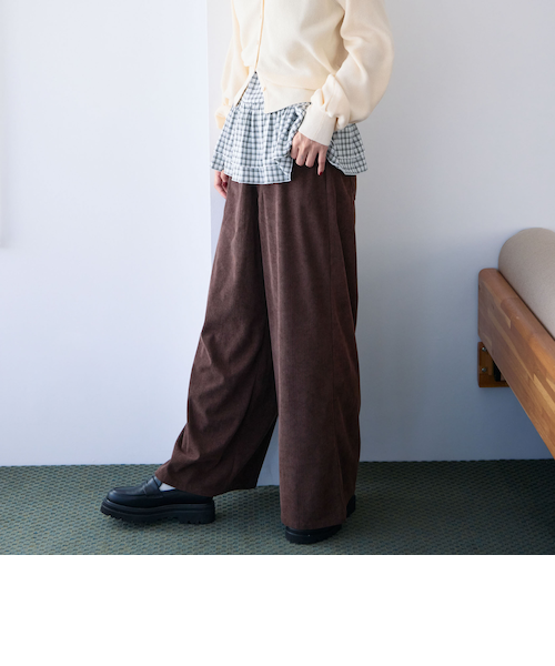 コーデュロイストレートパンツ｜アルシーヴの通販｜&mall