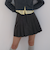 サイドプリーツミニスカート