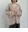 ロングシャギーミドルニットカーディガン