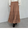 シャイニーティアードスカート